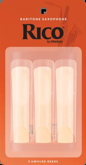 Rico Baritone Saxophone Reeds (3 pack)