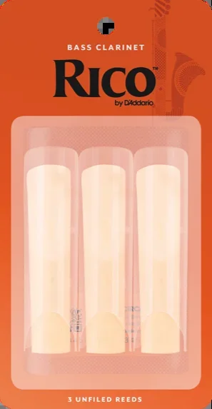 Rico Bass Clarinet Reeds (3 pack)