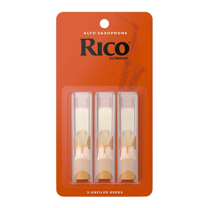 Rico by D’Addario Alto Sax Reeds, Strength 2.0 – 3 Pack