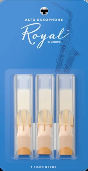 Rico Royal Alto Saxophone Reeds (3 Pack)