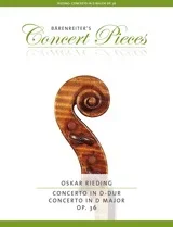 Rieding, O: Concerto in D Major Op.36 (violin, piano) Barenreiter