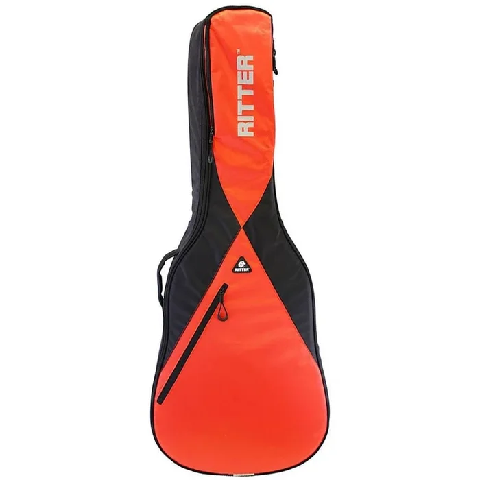 Ritter RGP5-D/BRR Performance Acoustic Dreadnought Guitar Bag- Black/Racing Red