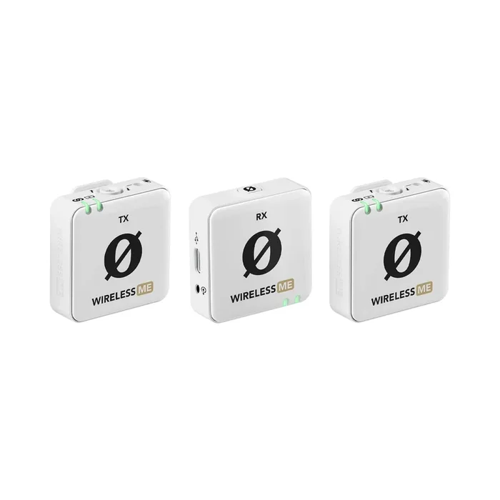 Rode Wireless ME Sistema de micrófonos duales de clip – Blanco