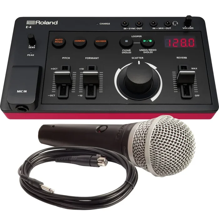 Roland Aira Compact E-4 Voice Tweaker MICROPHONE RIG