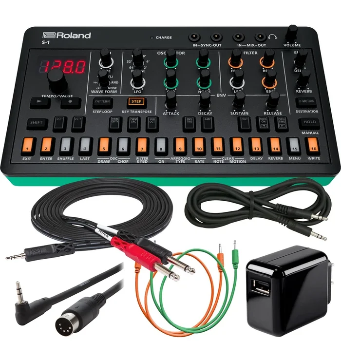 Roland Aira Compact S-1 Tweak Synth POWER & CABLE KIT