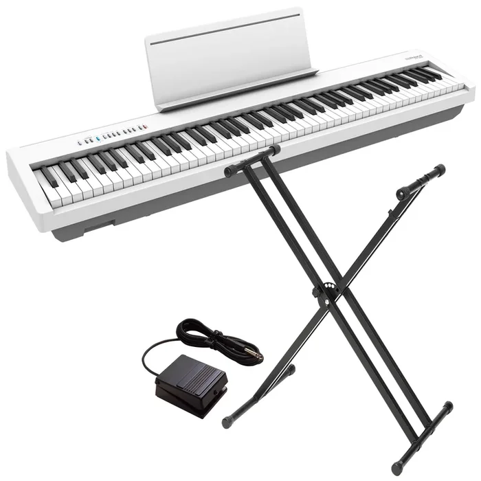 Roland FP-30X Digital Piano – White BONUS PAK