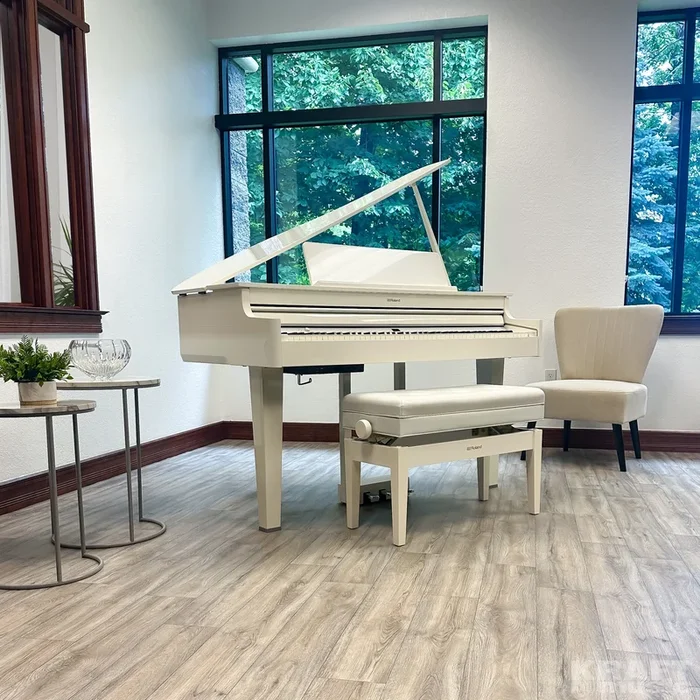 Roland GP-6 Digital Grand Piano – Polished White