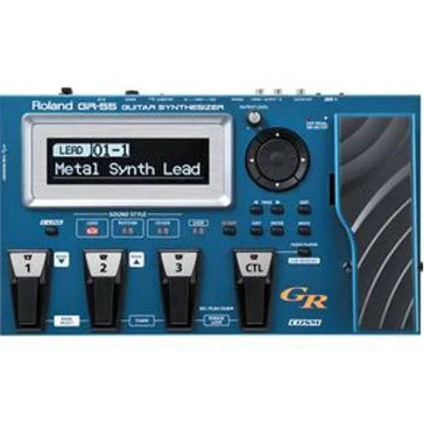 Roland GR-55 Guitar Synth With GK-3 Pickup – Blue