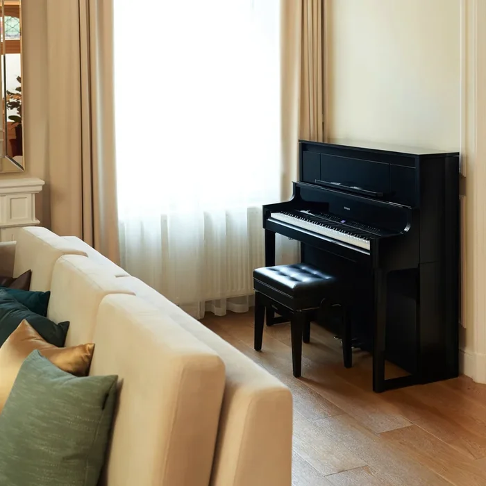 Roland LX-9 Digital Piano with Bench – Polished Ebony