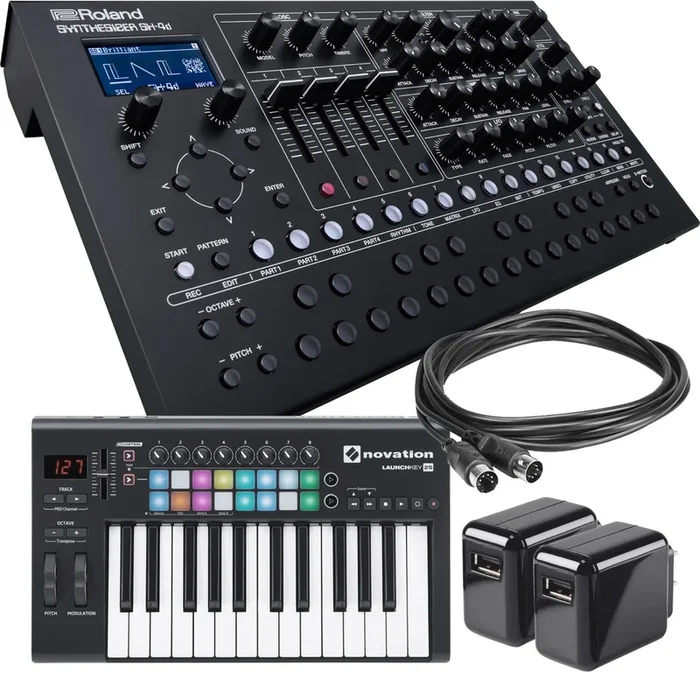 Roland SH-4d Desktop Synthesizer CONTROLLER RIG