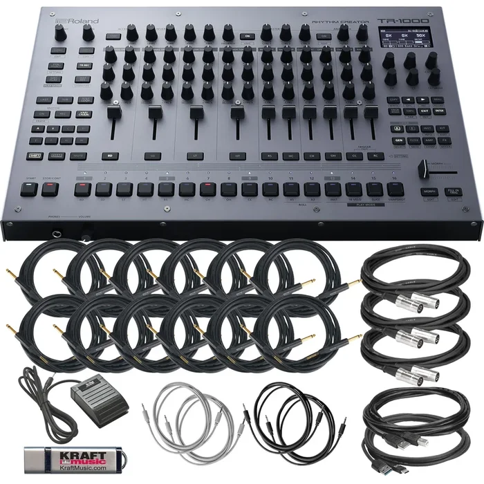 Roland TR-1000 Rhythm Creator DELUXE CABLE KIT