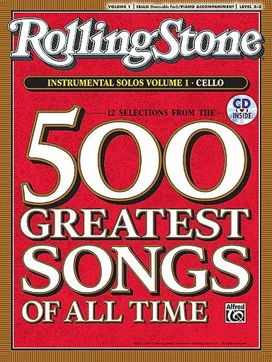 Rolling Stone Magazine: 500 Greatest Songs of All Time V. 1 (cello & cd)