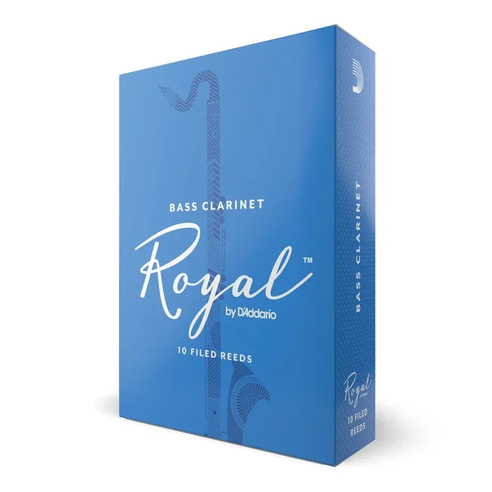 Royal by D’Addario Bass Clarinet Reeds, Strength 3, 10 Pack