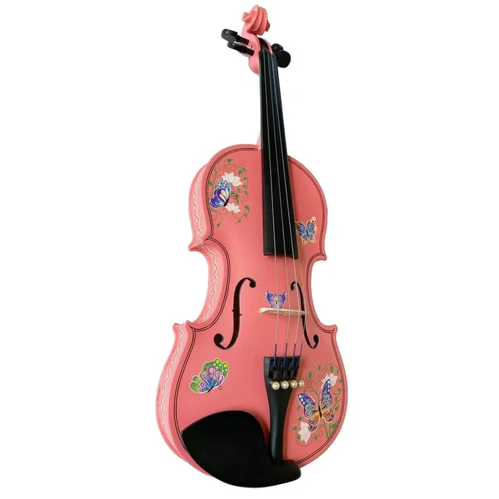 Rozanna’s Violins Butterfly Dream II Pink Glitter Violin Outfit