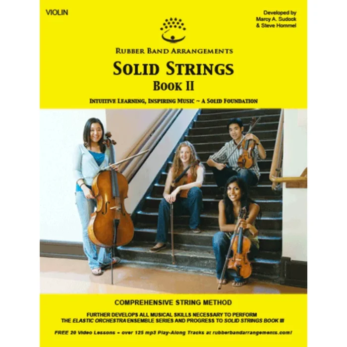 Rubber Band Arrangements Solid Strings Book II