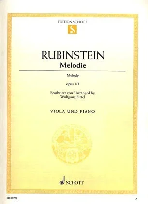 Rubenstein, Anton: Melodie Op.3 #1 (viola & piano)