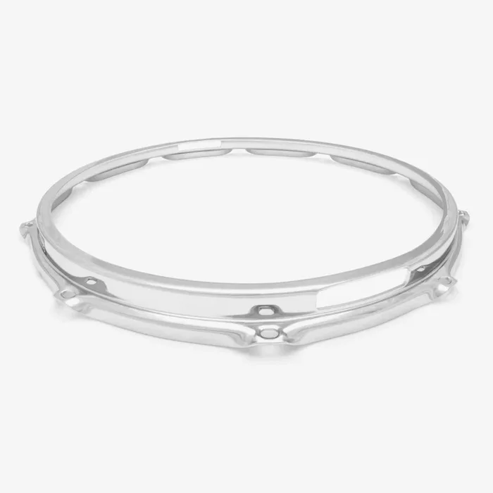 S-Hoop Drum Hoop 14″ 10-Hole Snare Side, Chrome