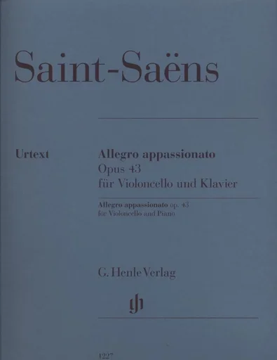 Saint-Saens, C. (Jost, ed.): Allegro Appassionato Op.43, uretxt (cello and piano)