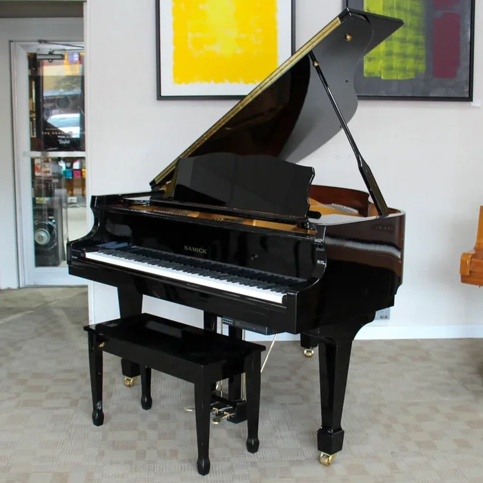 Samick SIG-50 Baby Grand Piano – PianoDisk Player Piano System