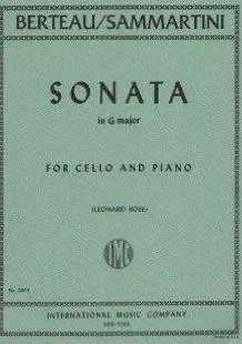 Sammartini/Berteau, Sonata in G for Cello and Piano (IMC)