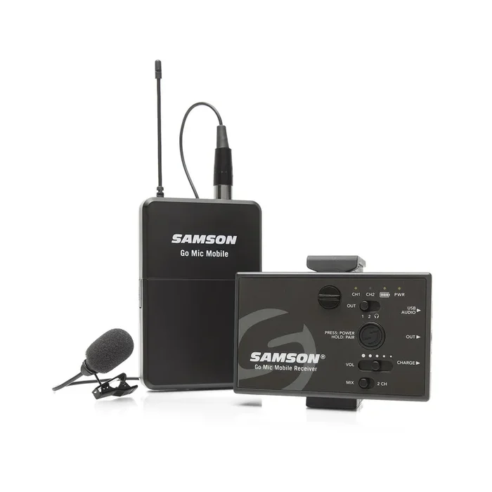 Samson Go Mic Mobile Wireless Beltpack Transmitter and LM8 Lavalier