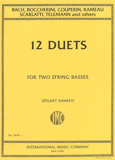 Sankey, S.: (Collection) 12 Duets (two basses)