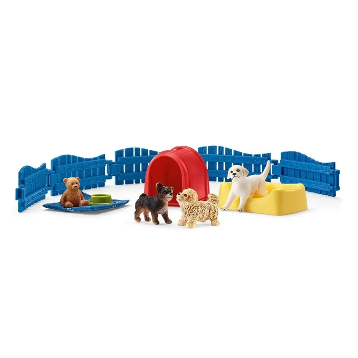Schleich puppy pen