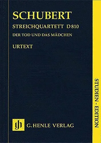 Schubert, F. (Haug-Freienstein): String Quartet in D minor, D 810, “Death and the Maiden” (score)