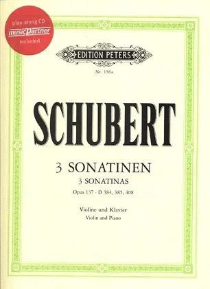 Schubert, Franz: 3 Sonatinas Op.137 No.1-3 (violin, CD, piano)