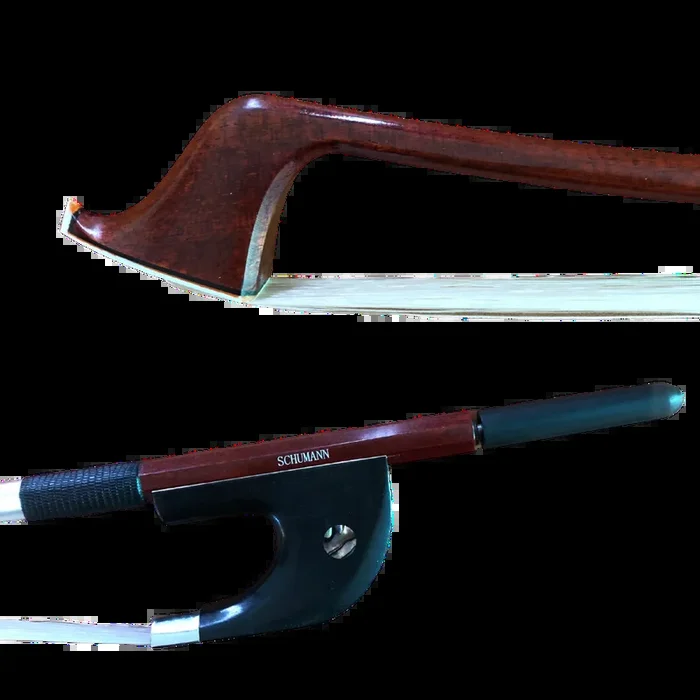 Schumann Carbon Fibre with Pernambuco Finish Double Bass Bow German 3/4