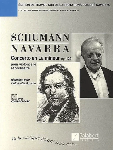 Schumann, Robert (Navarra): Concerto in A major (cello & piano or CD)