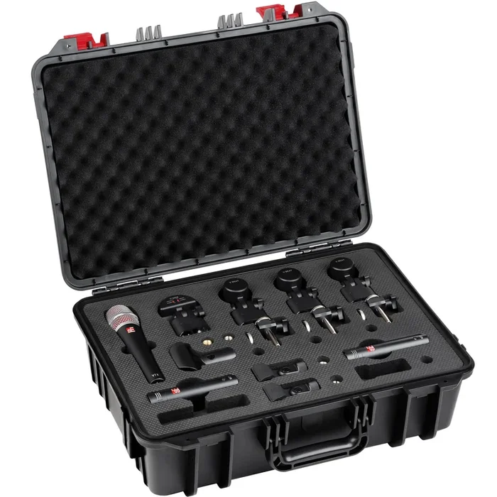 sE Electronics V Pack feat V Kick, 2 V Beat w/clamps, V7 X Pair of sE7 with Case