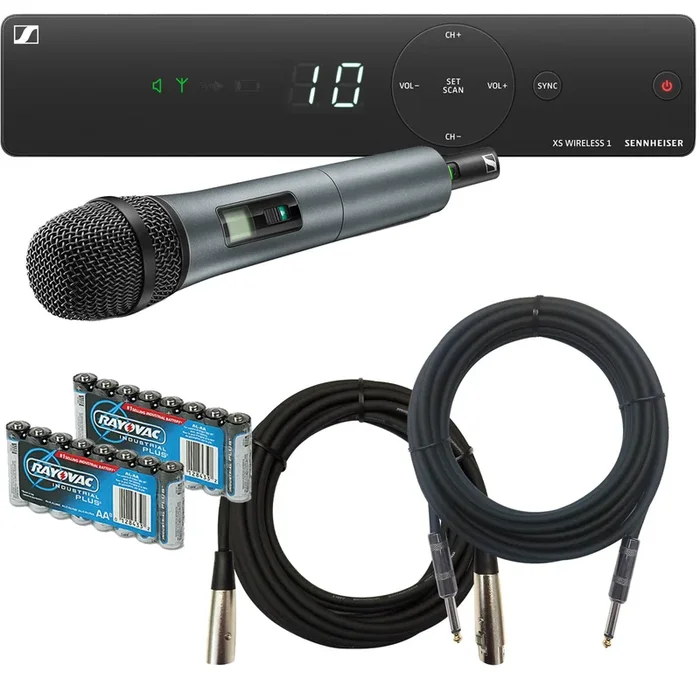 Sennheiser XSW 1-835-A Wireless Vocal Microphone System BONUS PAK