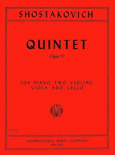 Shostakovich, D.: Quintet Op.57 (piano, 2 violins, viola, cello) IMC