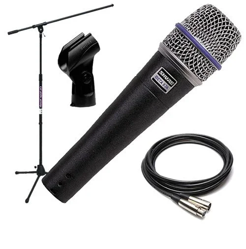 Shure Beta 57A Dynamic Instrument Microphone PERFORMER PAK