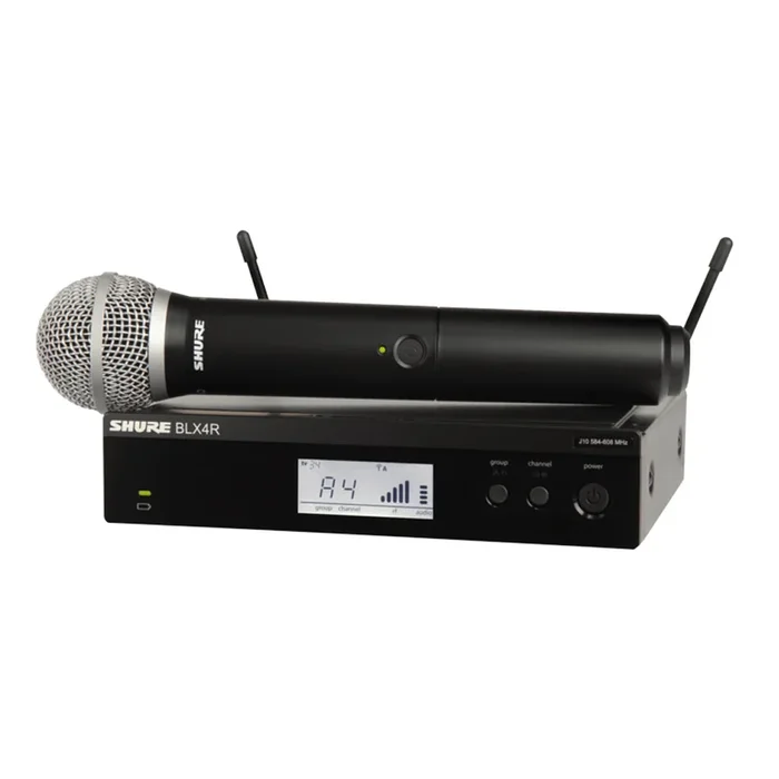 Shure BLX24R/PG58 Wireless 1/2R Handheld System (M17: 662-686MHz)
