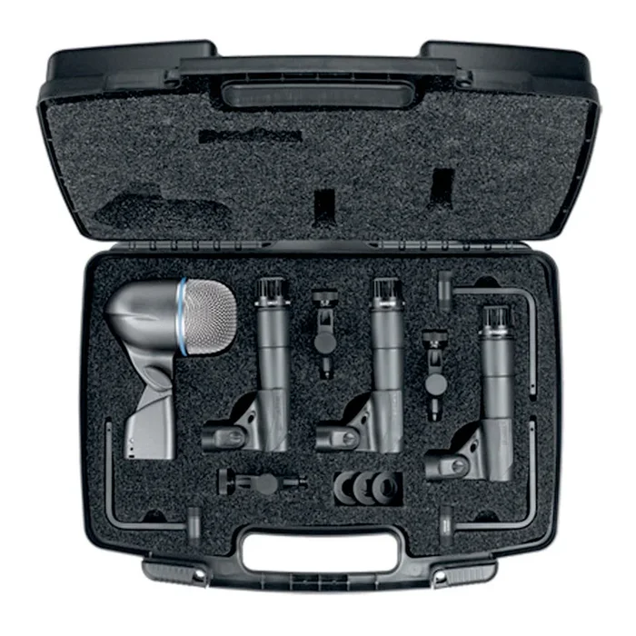 Shure DMK57-52 Drum Microphone Kit 3x SM57; 1x BETA52A 3x A56D Mounts + Case
