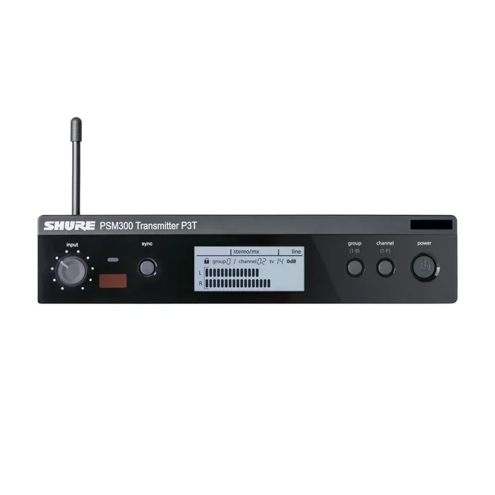 Shure P3t Single-Channel Half-Rack Wireless Transmitter For Psm 300 In-Ear Monitor System – L18