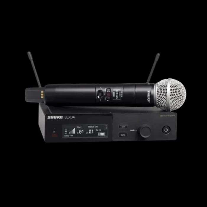 Shure SLXD24/SM58 Digital Wireless Handheld Microphone System (H55 Band)