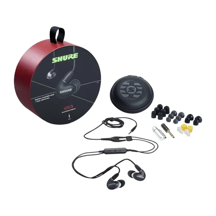 Shure Triple-Driver AONIC 5 Sound Isolating™ Earphones – Black