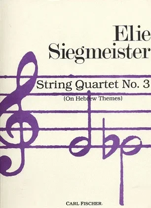 Siegmeister, Elie: String Quartet No. 3 (On Hebrew Themes), set of parts