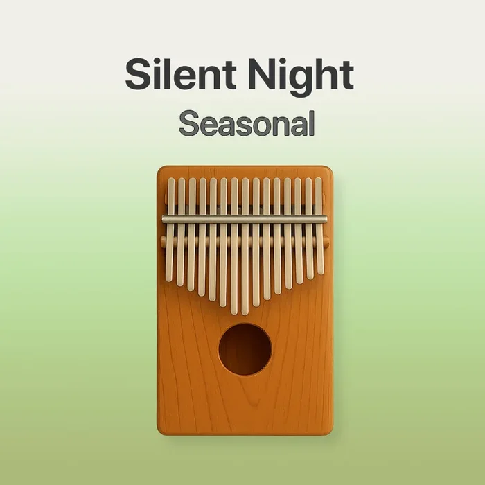 Silent Night – 17 Note Kalimba tab