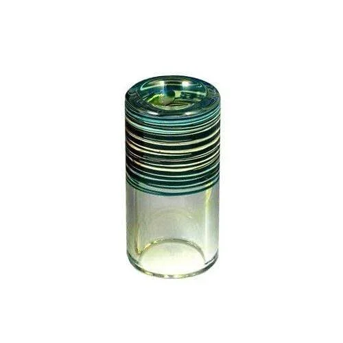Silica Sound 423 Thick Shorty Glass Slide – Blue-Green