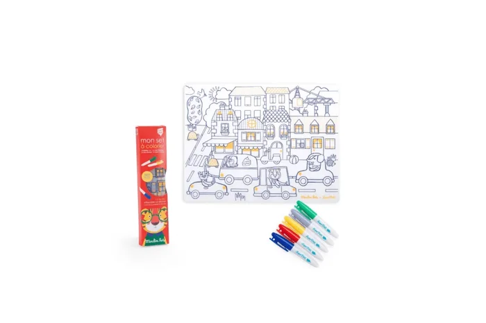 Silicone Washable Colouring Placemat (various themes)