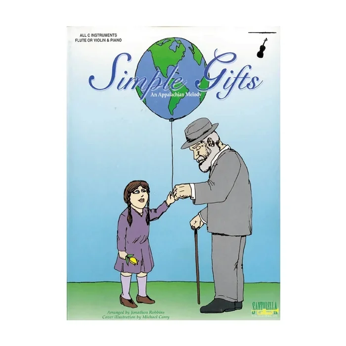 Simple Gifts All C Instruments – Flute or Violin and Piano