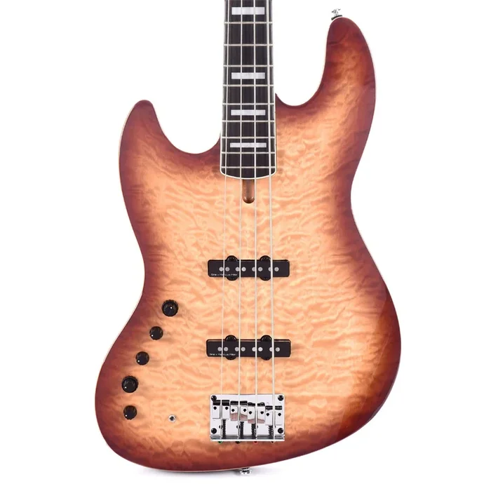 Sire Marcus Miller V9 Alder/Quilted Maple 4-String LEFTY Brown Sunburst (2nd Gen)