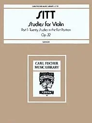 Sitt: Studies for Violin Op. 32 #1- Twenty Studies in the First Position (violin)