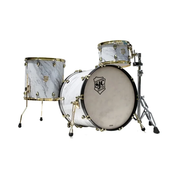 SJC Custom Drums Providence Series 3-piece Shell Pack – Calcutta White