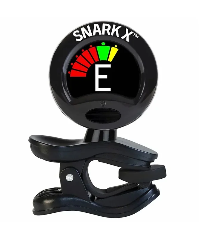 Snark X Clip-On Chromatic Tuner for Guitar, Bass, and Violin – Black