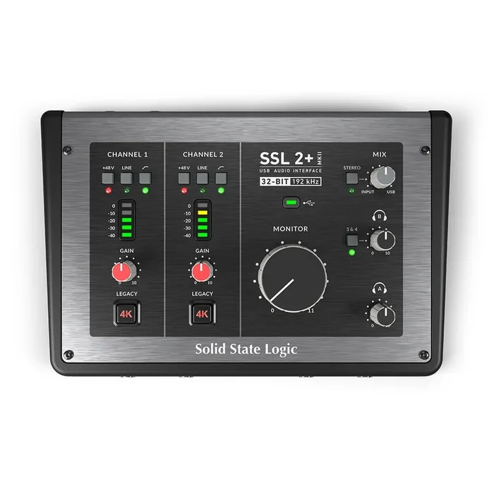 Solid State Logic SSL 2+ MKII 2 X 4 Usb-C Audio Interface – 729707X2